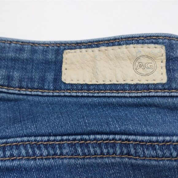 AG Adriano Goldschmied The Stilt Cigarette Roll-up Distressed Jeans, Siz… - Picture 12 of 15